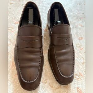 Tod’s Brown Leather Men's Loafers - 9m